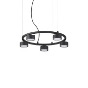 MINOR ROUND SP5 svart, Taklampa, Ideal Lux