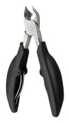 Toenail Sax Nagelband Sax Trimmer Clippers Manikyr Remover Makeup Remover Svart