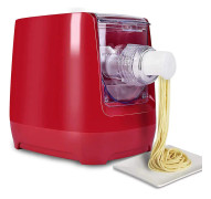 Eveltek Elektrisk pasta maker Spaghetti Makaroner gör vegetabilisk nudel maker Röd
