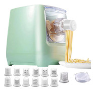 Eveltek Elektrisk pasta maker Spaghetti Makaroner gör vegetabilisk nudel maker Grön