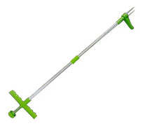Trädgårdsgafflar stål ogräs puller twister claw gräs remover ogräs rotdödare trädgård renare kit