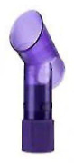 Yunshu Roller Curling Hood Attachment, påskyndar torktiden för styling lila