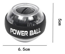 Hand motionärer handled boll gyroskop powerball handled motionär kraft stärkande kraft boll blå