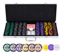 Pokerset Silver Star High Stakes 500