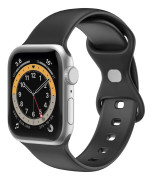 Celly Armband till Apple Watch 38/40/41mm Silikon Svart