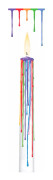 Drip Candle Flerfärgad