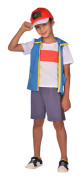Pokemon Ash Barn Maskeraddräkt