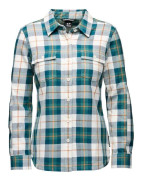 Black Diamond W Project Twill Ls Shirt Raging Sea/Henna