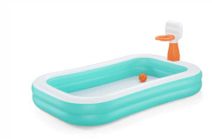 Bestway Familjepool Dunk n Splash 251 x 168 x 102cm