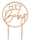 Tårtdekoration Hey Baby