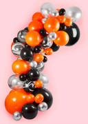 Ballongbåge Svart/Orange/Silver