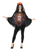 Poncho Day of the Dead - One size