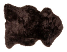 Shepherd of Sweden - Alma Fårskinn Långhårigt Fårskinn 100x60 cm Dark Brown - Övriga möbeltillbehör - Brun