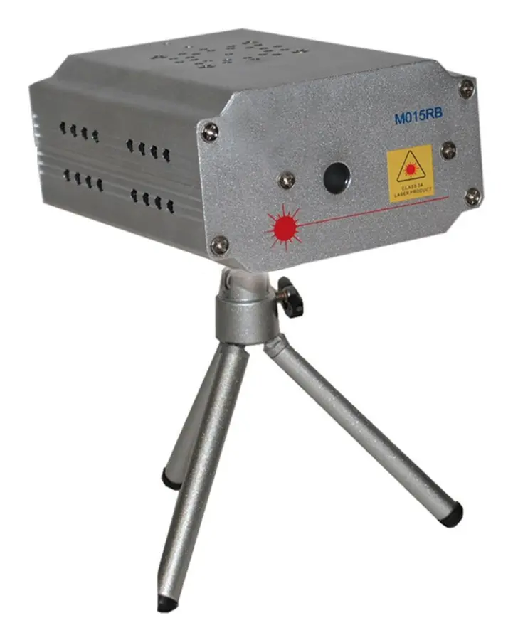 Laserlampa Mini Blinkande Röd/Blå
