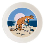 Arabia Sniff på stranden -tallrik, 19 cm, marmelad