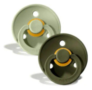 BIBS Napp Colour 2-pack 0-6m (Sage/Hunter Green)