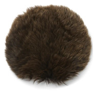 Skinnwille, Gently seat cover 34 cm ø Natural Brown