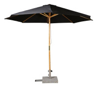 Parasoll 300x242 cm Ixos - Trä / Svart