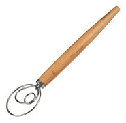 Manuell visp - Fackelmann trollsked - 31138 - Silver/Brun rostfri konditorivaror 33 cm