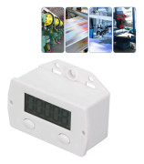 BERM Punch Elektronisk Räknare 5-Siffer Digital Display 099999 Plastgivare med Magnet