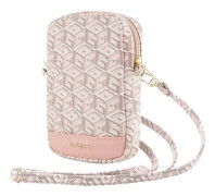 Guess Zip GCube Bottom Stripe - Telefonväska (rosa)