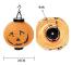 2 st Halloween Dekoration Led Papperspumpa Lykta Hängande Ljus Halloween Dekorationer För Hem Skelett Lyktor