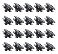 Bilgolvmattaklämmor 20 stycken Bilmattfästklämmor 3 i 1 Mattahållarklämmor Universal Mattklämma Knapp kompatibel Bilmattor