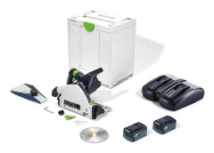 FESTOOL TSC 55 5,0 KEBI-PLUS/XL dyksåg - 2 st 18V 5,0Ah batterier + sågblad Ø 160 mm - 577342