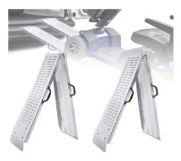 LARS360 2-pack lastramper Galvaniserat stål Halkfri Motorcykel ATV Quad Car Max. 200 kg