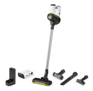 Kärcher VC 6 Cordless OurFamily Battery Plus - Dammsugare - skaft/handhållen (2-i-1) - utan påse - 250 W - sladdlös - vit - 2 batterier, laddare medf