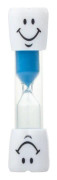TRIXES 2 Minute Blue Hourglass Smiley-tandborste för barn