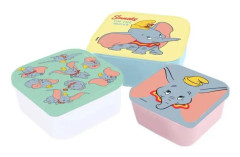 DISNEY - DUMBO - SNACKLÅDOR - 3 ST STOR 56017043