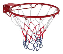 Basketkorg i Stål med Nät och 45 cm Diameter