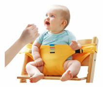 Fällbar Bärbar Matstol Säkerhetsbälte Skyddande Bältespänne Bälte för Baby och Småbarn