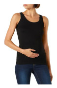 Vero moda Linne - 20018492 - Vmmisa SL Seamless Rib Top Noos Rund Neck, Svart, One Size Damer