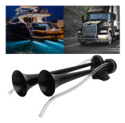 130dB Dubbel Trumpet Lufttuta med Kompressor för Lastbilar Golfbilar Yachter Gruvvagnar