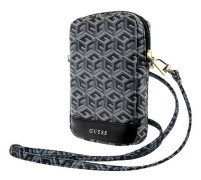 Guess Zip GCube Bottom Stripe - Telefonväska (svart)