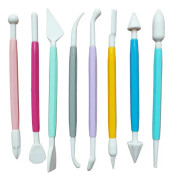 Fondantkakans Dekorationsverktyg, 12 st, Sockerpasta, Kavel, Utstickare Set Multi