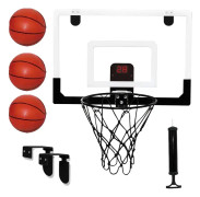 Elektronisk Basketkorg, Interaktiv Poängtavla, Inkluderar 3 Bollar, Hållbar Design