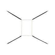 Justerbar Strike Zone-mål för Basebollnät, Träning i Slagen och Kasta med Noggrannhet, för 6x6, 7x7 eller 8x8 Fots Nät
