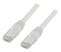 Deltaco U/UTP Cat6 patchkabel 50m, vit