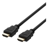 DELTACO HU-20 | HDMI Cable | HDMI - HDMI | Max 7680x4320 60Hz | Black | 2m