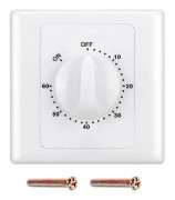 Tidsbrytare Nedräkningstimer Styrkontakt Digital Timer Kontrollbrytare 60min no light