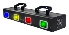 RGBY Laserljus, 650mW Effekt, Mångsidiga Driftslägen,EU-kontakt, RGBY in Swedish is "RGBY".