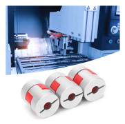 3 st flexibla kopplingar i aluminiumlegering, kullagerkopplingssats, motortillbehör GMC‑25x30 Ytterdiameter 25 Längd 30 Inre hål 12-12