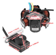 6-spols tändspolsmagnet för GY6 50 110 150cc Scooter Moped Go Kart ATV