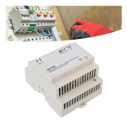 60W Spänning omvandlare DIN-skena monterad transformator Industriell strömkontroll 100‑240V Ingång 24V