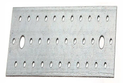 Alberts - 342043 - Perforerad platta Träkopplingar i CC-förpackning, silver