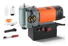Lågprofil magnetborrpress 1300 W-VEVOR-magnetborrpress Max 35 mm - för konstruktion