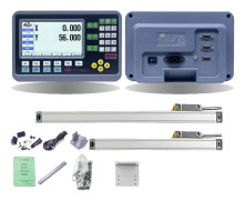 LCD DRO-set, 2/3 axelalternativ, flerspråkigt stöd, högprecisionsmätning,2 AXIS LCD DRO SET